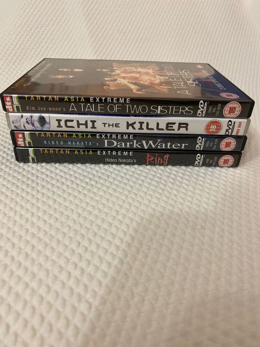 4 DVD Filmes de Terror (3 Japoneses 1 Coreano)  - Legendas Inglês