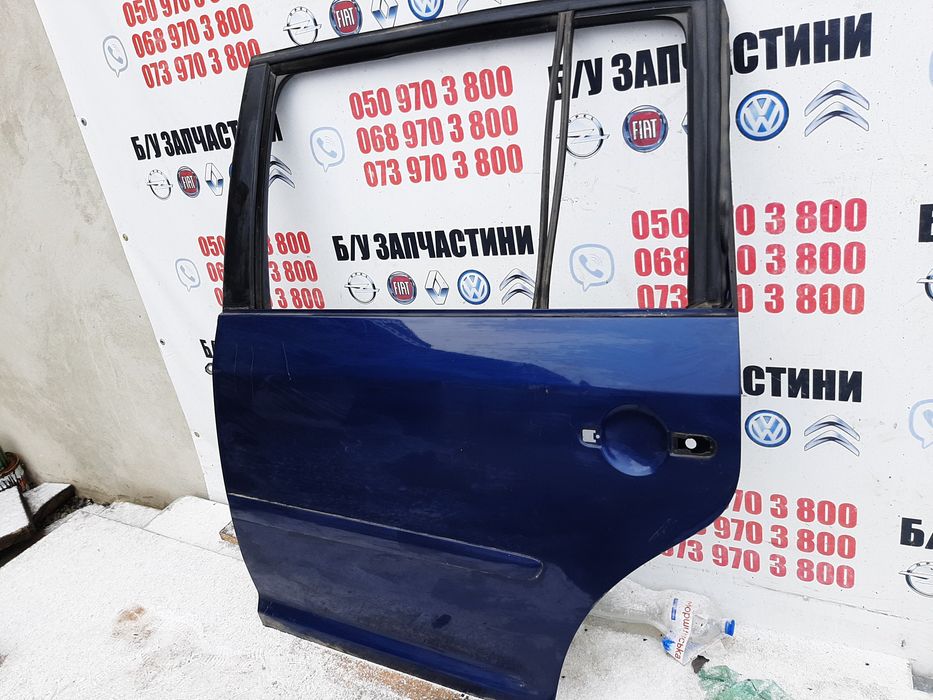 Дверка задня ліва Volkswagen Touran 2003-2010p lc9x lc8z la7w ld7x la5