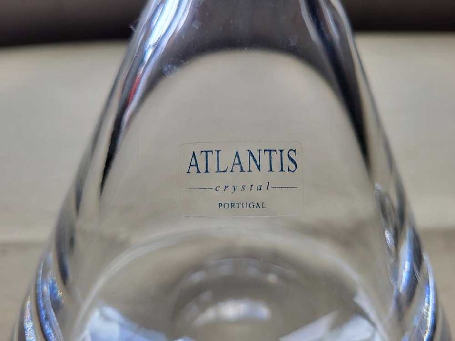 Garrafa e Copos Cristal Atlantis