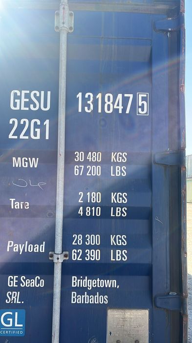 Contentor marítimo usado 20’ DV