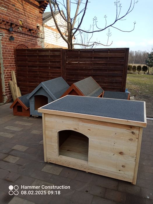 Buda dla psa ocieplana , transport promocja