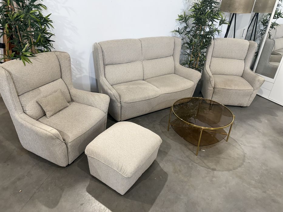 Fajny zestaw do salonu sofa plus dwa fotele super stan dowóz wysyłka