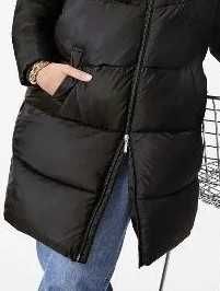 Płaszczyk-Kurtka Pikowana Damska Czarna ''46''