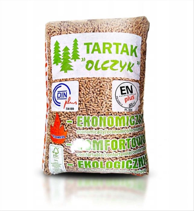 Pellet sosnowy Olczyk 6mm od GIGADŻUL Dywity