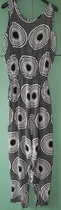 Kombinezon czarny biały XL/XXL