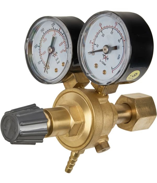 CO2/AR зварювальний редуктор 300 bar Kraft&Dele KD1824