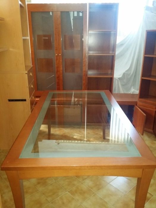 mobilia de sala moderna madeira maciça