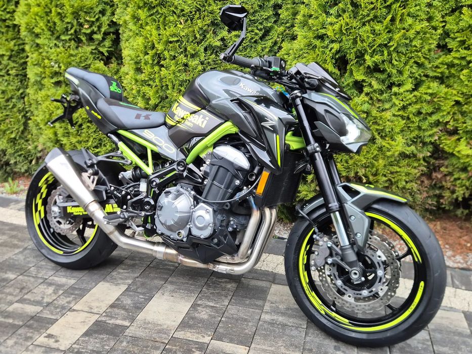 Kawasaki Z 900 ABS 2018R DODATKI wy Transport Raty Kilka szt Piekna Moto Sm z900 z800