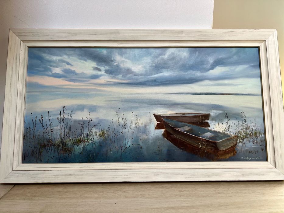 Оригінальна картина, масло, полотно, 30х60, оформлена в рамку