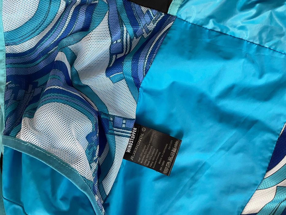 Kurtka Emilio Pucci x Rossignol błękitno-turkusowa luksus