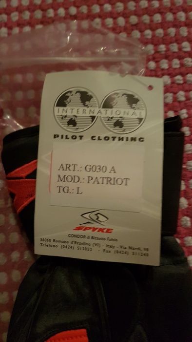 Luvas Spyke Patriot L Pretas