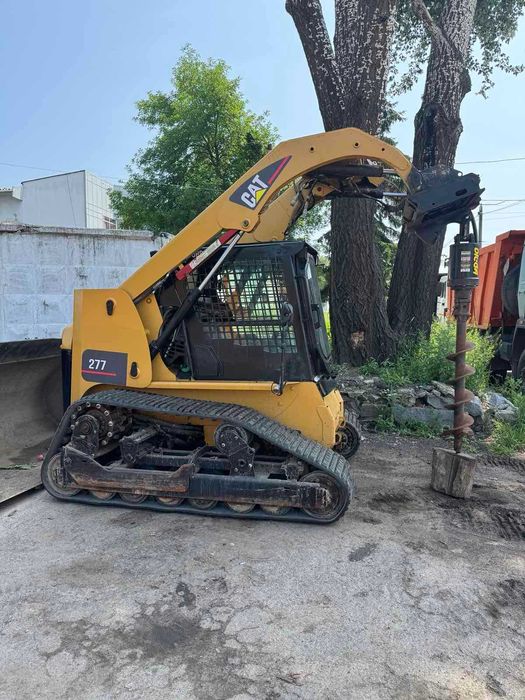 Мінінавантажувач гусеничний Caterpillar 277B бобкат,bobcat