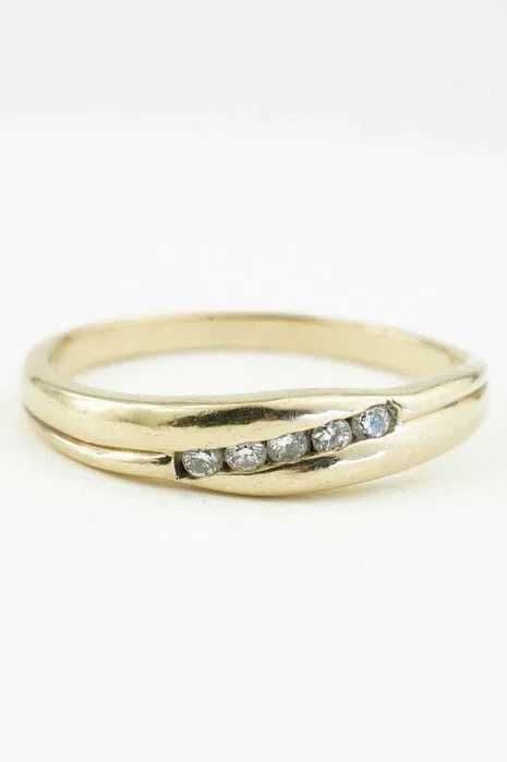 Pierścionek z brylantami 14k 2.31g