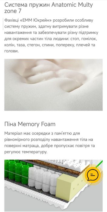 Матрас Evolution Relax Duo 180 х 200