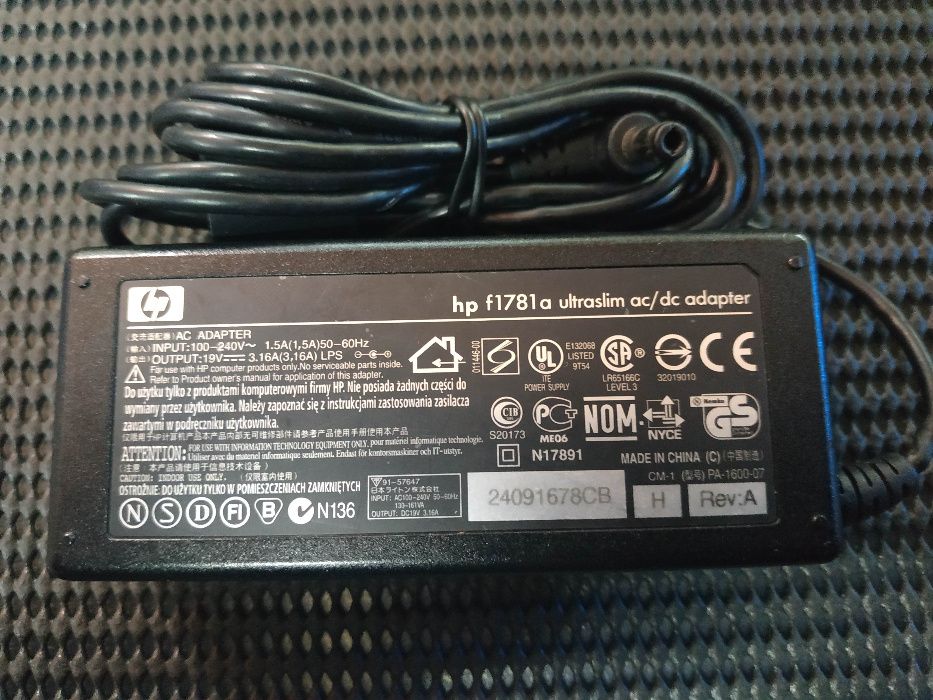 Carregador f1781a para Portatil HP