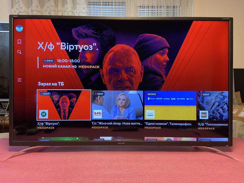 Телевізор 40,55ʼʼ Sharp LC-40CFG6022E SmartTV/wifi/радіопульт