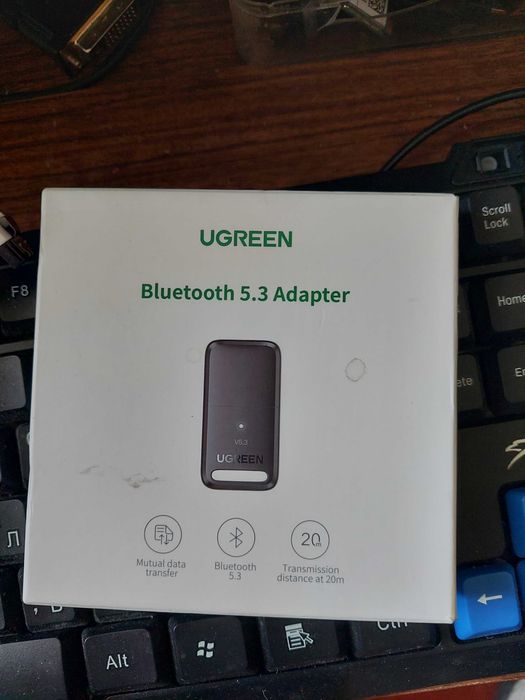 Адаптер Bluetooth USB UGREEN CM591 Bluetooth 5.3 Black