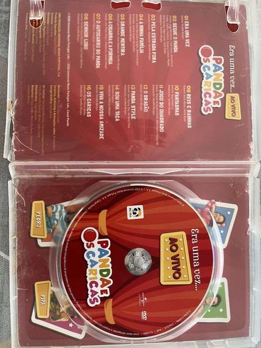 Dvd Panda e os Caricas Era uma vez
