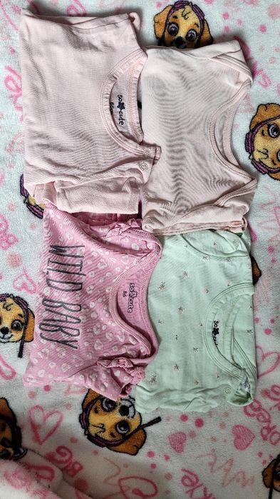 15 szt. Duża Paczka ubrań dla dziewczynki r 86, leginsy h&m newbie, bluza holister,  body