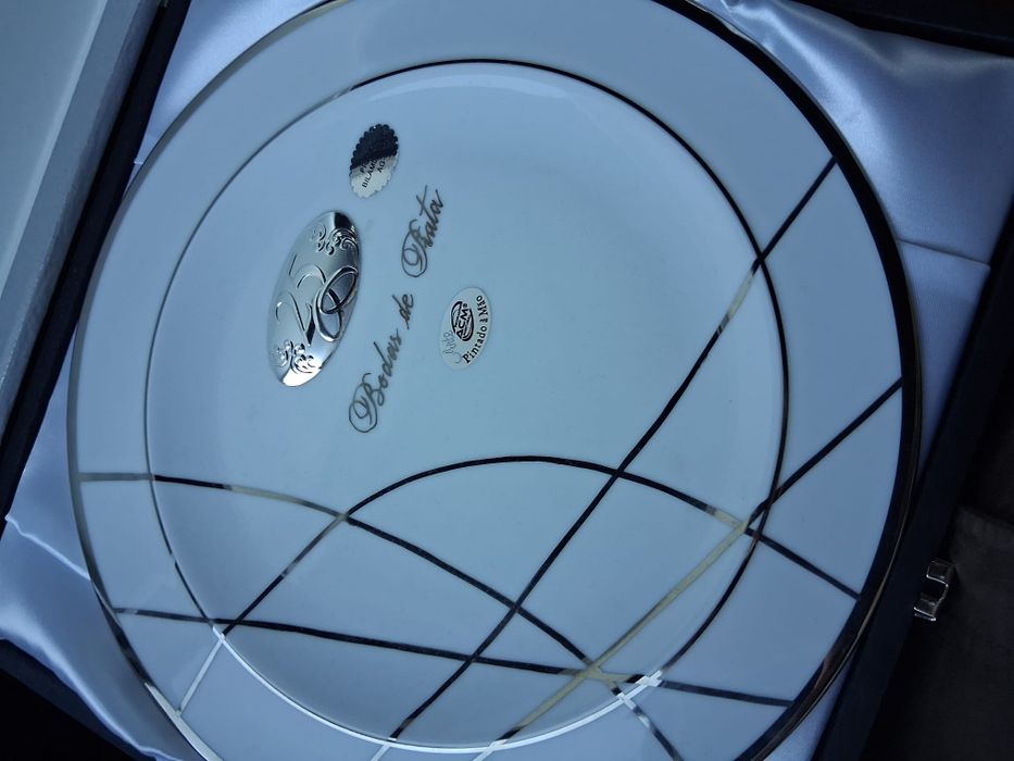 Prato bodas de prata