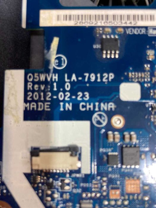 La-7912p Материнская плата для ноутбуков серий Acer Aspire
E1-531