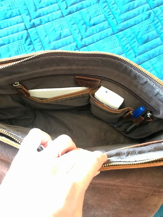 Bolsa para PC Pele Veg Tan Alta qualidade