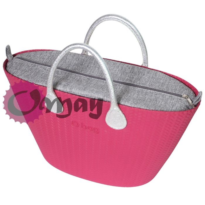 Szary organizer do OBAG KNIT i Playa struktura 2 kieszenie wkład OMAY