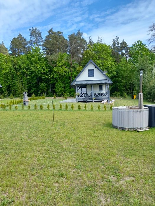 Domek nad jeziorem Narie w Bogaczewie