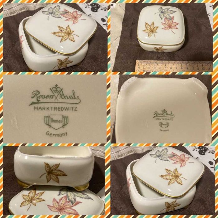 Шкатулка фарфоровая Rosenthal Ларчик Скринька Фарфор Ларец