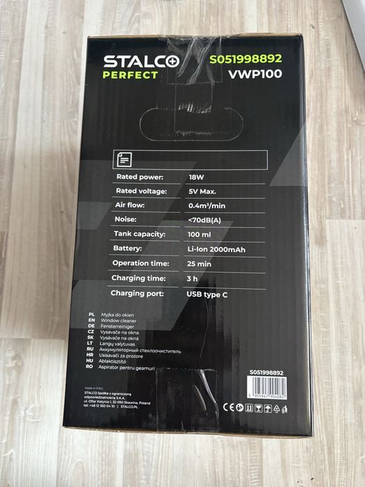Myjka do okien Stalco Perfect VWP100