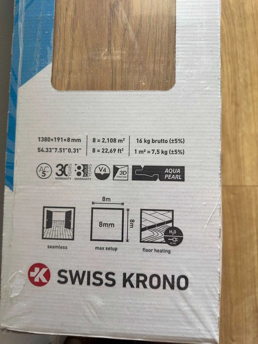 Panele Dąb Lark D 4576 Volo AQUA ZERO Swiss Krono Aurum
