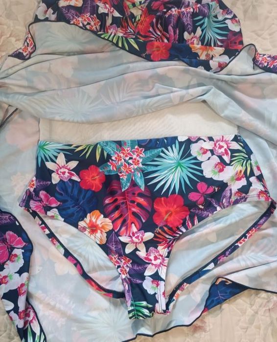 Шикарний стильний купальник танкіні сукня вагітність