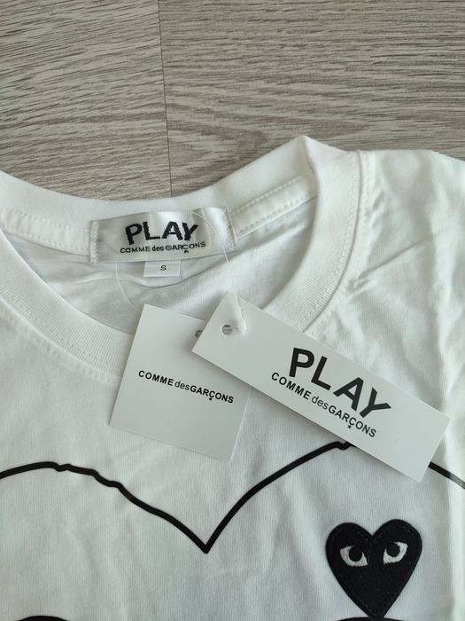 Футболка CDG Play comme des garcons | кдг плей