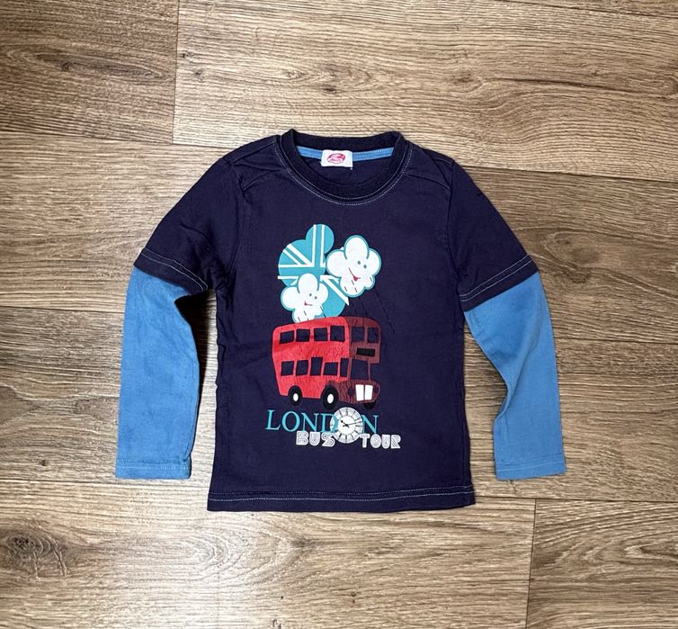 Лонгслів 24м. 2р. 92см поло polo футболка з довгим рукавом на хлопчика