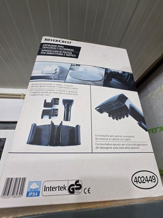 *Novo* Aspirador de tecidos, estofos e alcatifas