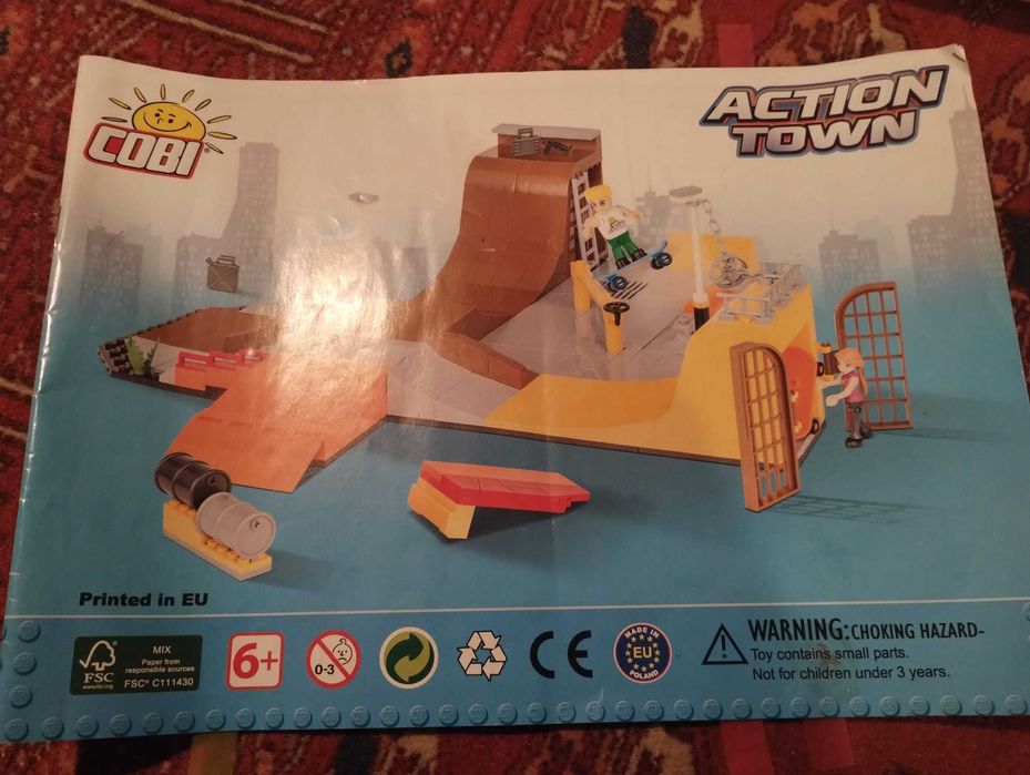 Klocki Cobi Szalony Skatepark - seria Action Town nr 1880