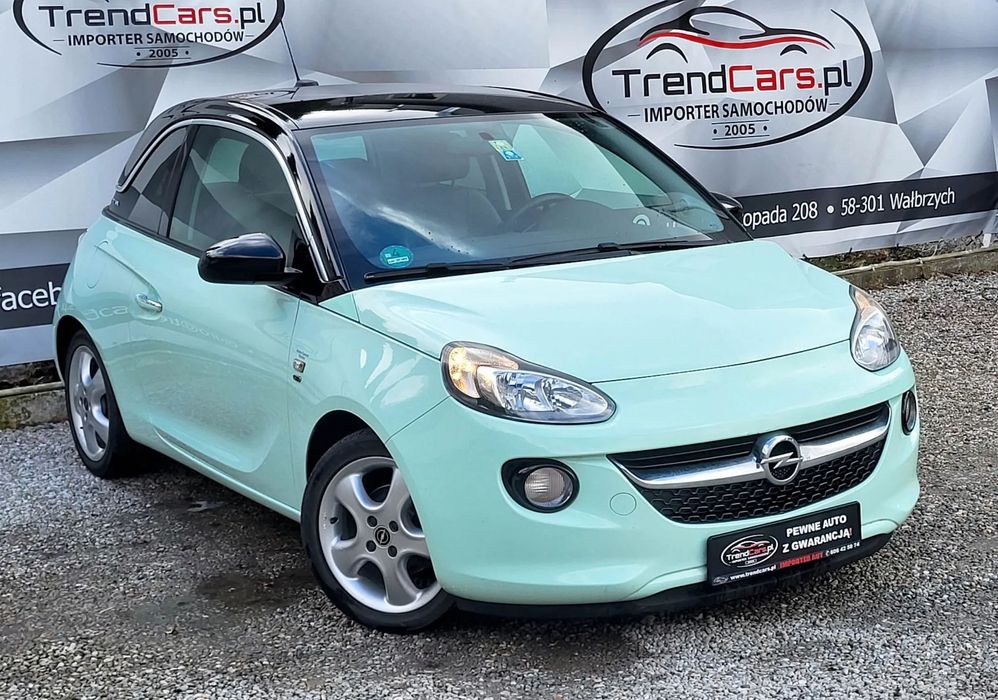 Opel Adam 1.2 70 KM bezwypadkowy Gwarancja Serwisowany