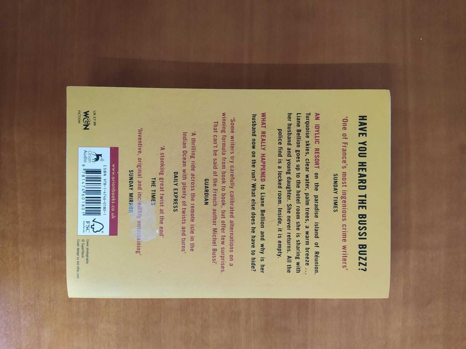 Livro Don't let go - Michel Bussi