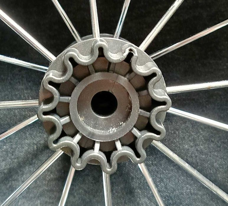 Koło do wózka dziecięcego 12 cali felga metalowa