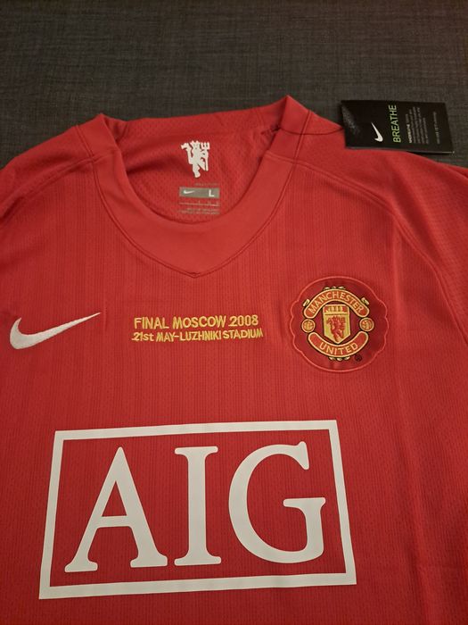 Camisola retro Manchester United 2007-08 Champions L
