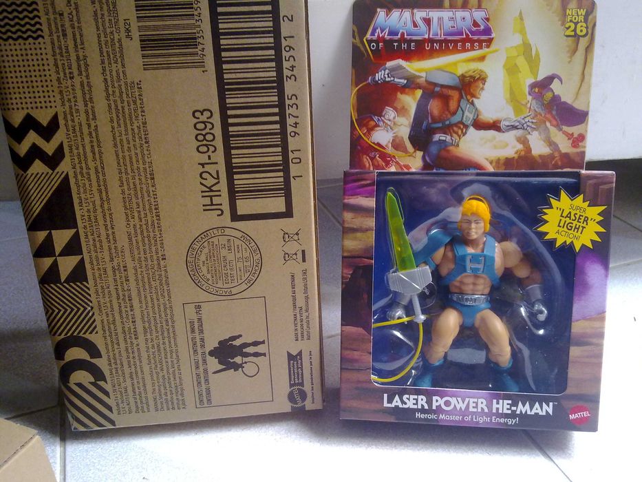 Masters of the Universe Laser Power He-Man Origins