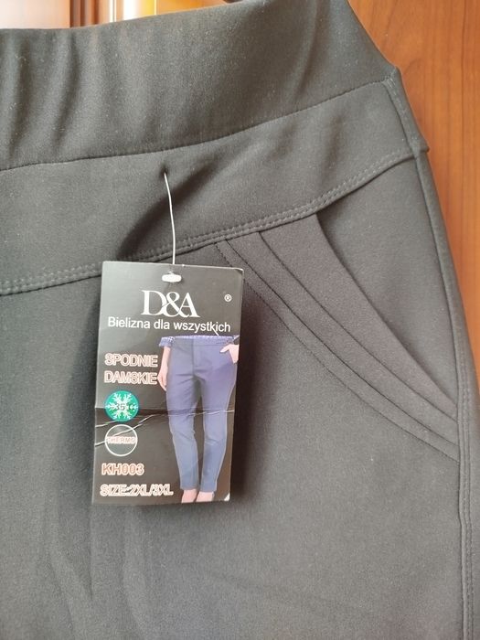 Spodnie czarne- 2 XL