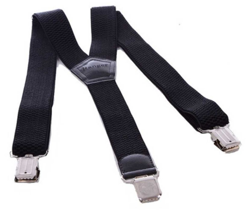 szelki męskie Czarne rozmiar uniwersalny