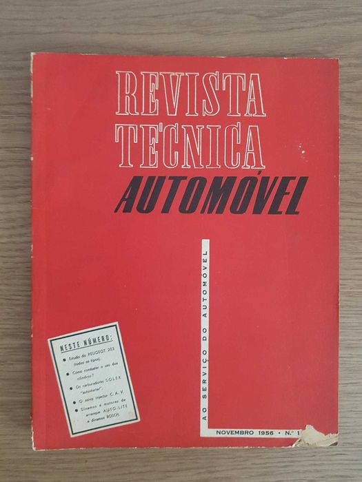 Revista Técnica Automóvel Nº1 (Ano:1956)