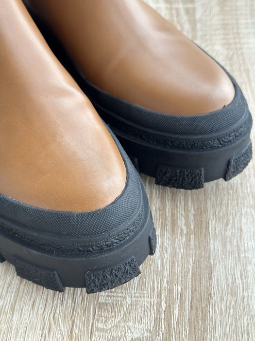 Челсі, ботинки, черевики коричневі Zara 36/37 розмір