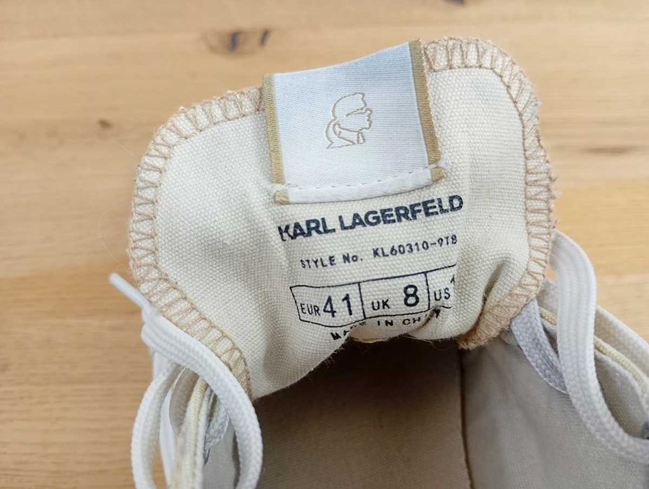 KARL LAGERFELD - Sneakersy niskie, rozmiar 41