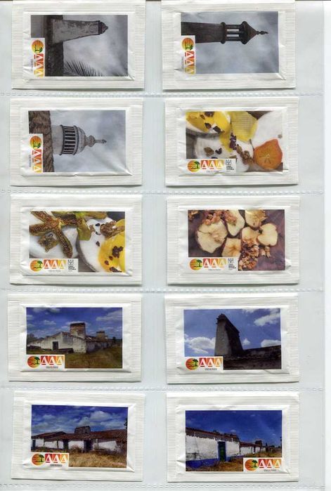 Pacotes de açúcar colecionáveis - Associação dos Amigos das Alcáçovas