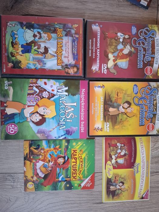 Bajki DVD dużo tytułòw