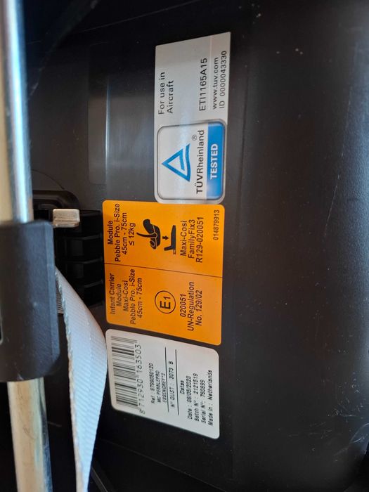 Fotelik maxi cosi isofix