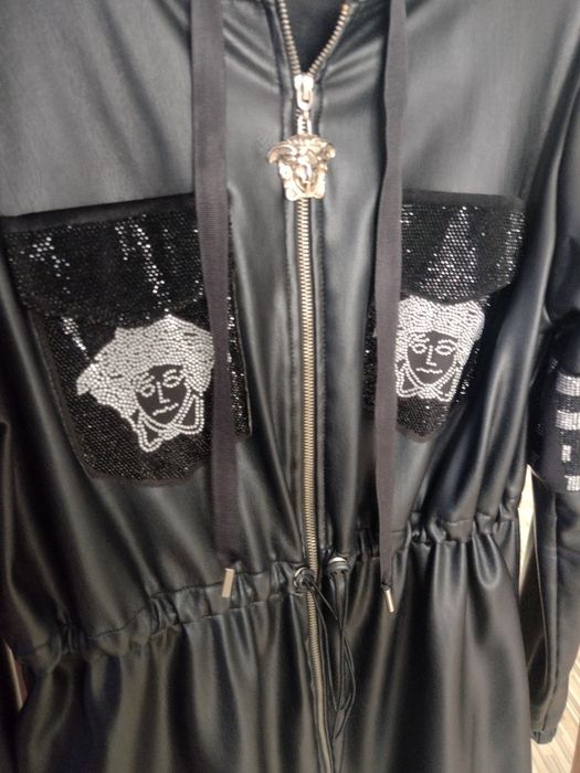 Placzk eko skóra diamenciki